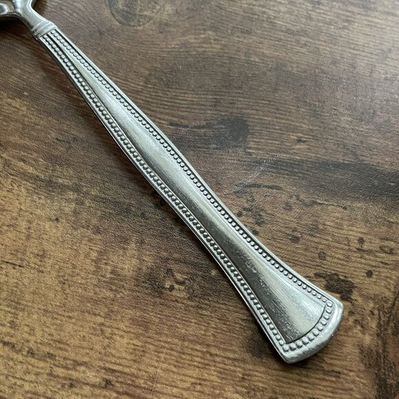 Mikasa Chadwick Bead Dinner Fork 8 1/8" Stainless Steel Lot of 3 Flatware Glossy - Picture 3 of 5